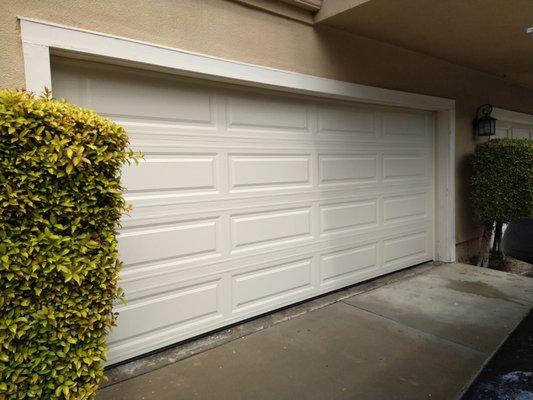 It was a very beautiful thing to be able to see my new garage door