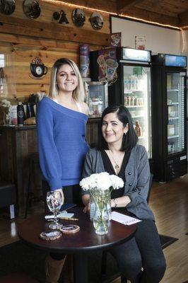 Mother and daughter owners of boxcar espresso!! Caitlin and Lura Cordova!