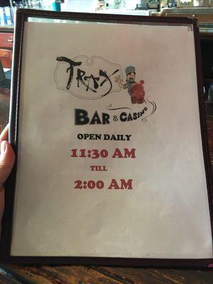 Menu Front