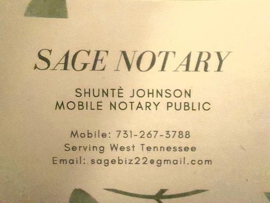 Sage Notary