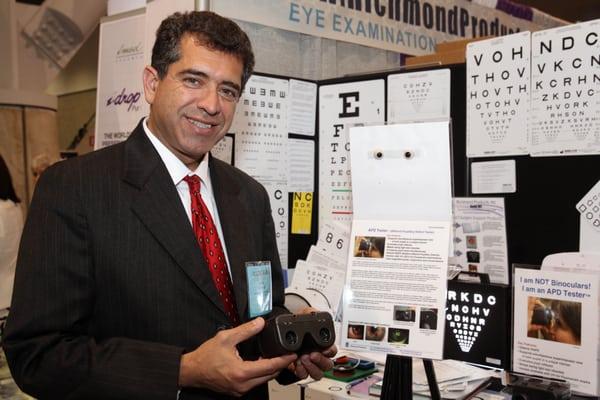 APD Tetser featured at a national ophthalmic convention in 2015.