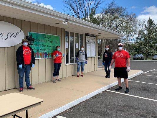 Volunteers serving our community