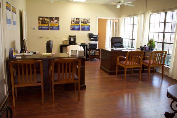 Main office area