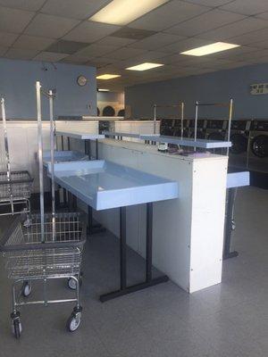 It's a newly opened laundromat with brand new and extra large washers and dryers.