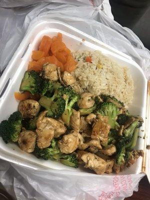 Terrayaki Chicken and Broc