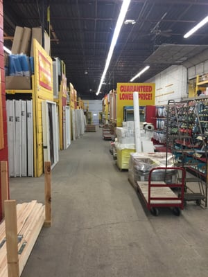 Inside the warehouse