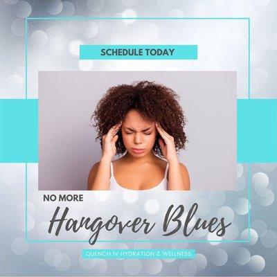 No need to suffer! Book today for you hangover drip or shot!