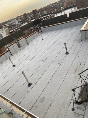 Commercial re roof