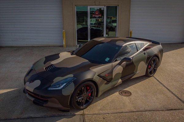 Custom camo wrap (PlastiDip)