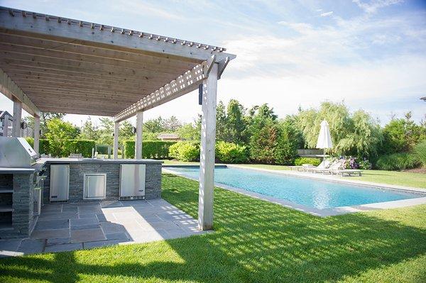 Custom outdoor kitchen