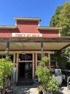 Front entrance for Twice as Nice in Duncan's Mills