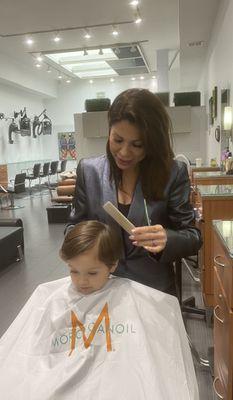 Kids haircut