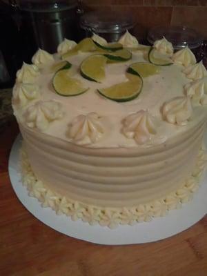 Key lime cake