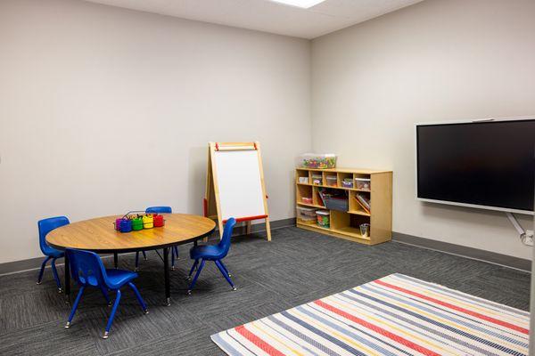 Social Skills Group Therapy Room
Includes: Smart TV, Play stations, and More!