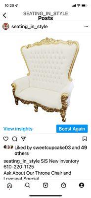 Double Throne Rentals