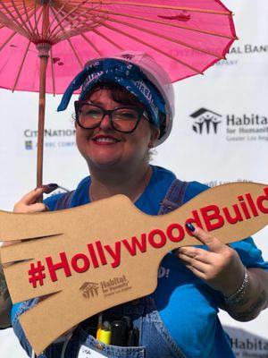 Volunteer of the year Lisa Felix#HollywoodBill #HabitatForHumanity