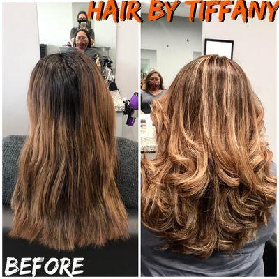 Balayage and style