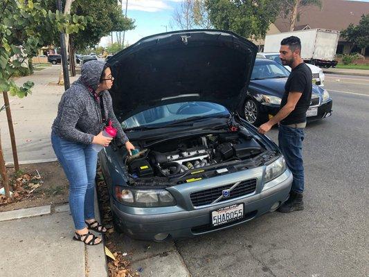 car towing