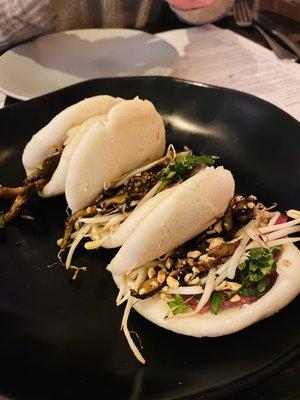 Mushroom bao buns