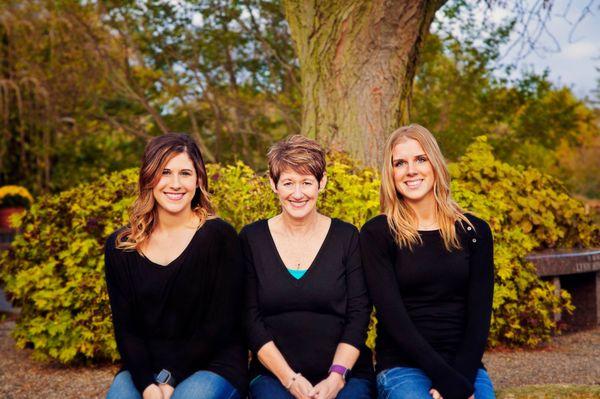 Our assistants, Mackenzie (left), Jill (middle), Ellen (right)