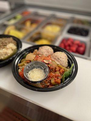 Meatball Primavera... Meal-preps from Tailored Bites