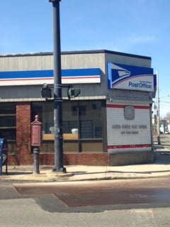 United States Post Office -- 123 Galen Street, Watertown                   Side Of Storefront