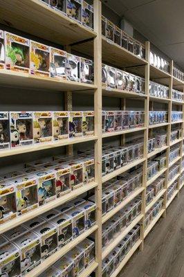 Wall full of Funko