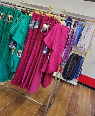 One of our variety of colorful Cherokee uniforms.