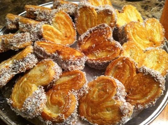 Palmitas de coco y dulce de leche