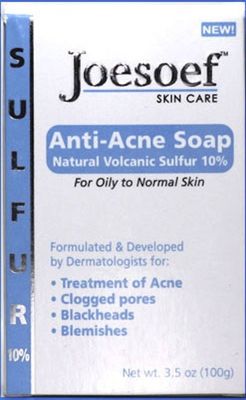 Sulfur Soap Anti Acne Soap with Natural Volcanic Sulfur Dermatologists Approved 50 years