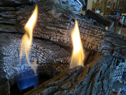 Clean flame from our vent free log-sets.