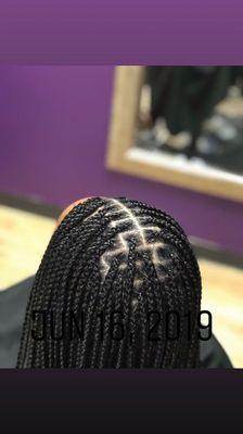 Knotless braids