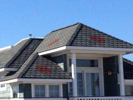 Designs in the shingles are unlimited