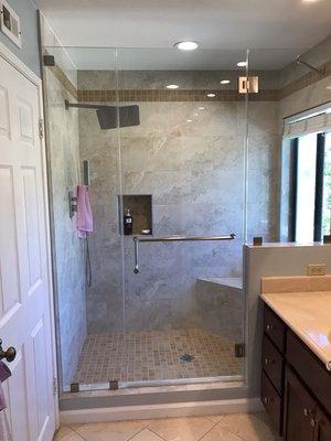 Shower Remodel ,New fixture ,tile etc