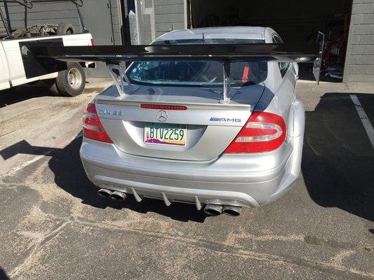 Mercedes track car