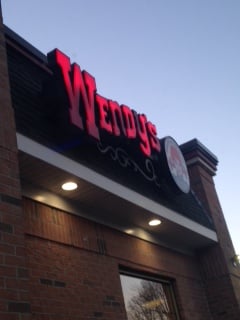 Wendy's -- 530 American Legion Highway, Roslindale                   Side Sign