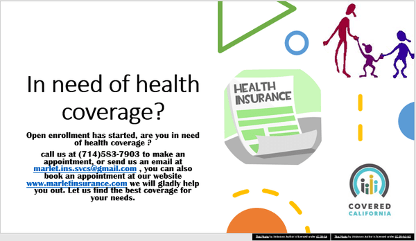 In need of health coverage? call us now  #openenrollment #ACA #CoveredCA #healthinsurance #healthplan #callnow #appointmentsavailable