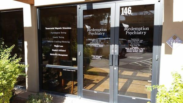 Front Doors Gilbert Location (Inside Redemption Psychiatry Location)