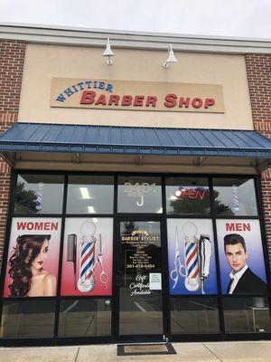 Is a Whittier barbershop in Fredrick