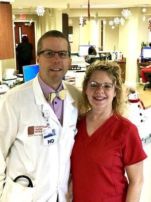 Dr. Dillon and Rita, medical assistant, have worked together for over 9 years.  Rita has great experience as a medical assistant.