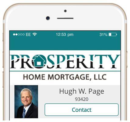 Hugh W Page - Prosperity Home Mortgage