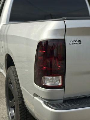 Smoked taillights