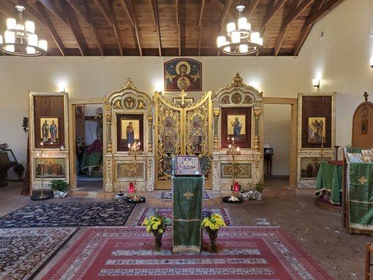 Inside of the church. Beautiful.