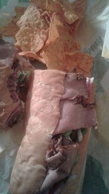 Roast beef sandwich