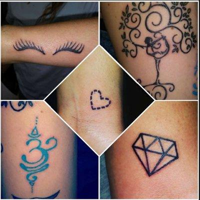 Small Feminine tattoos.