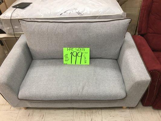 *One piece sofa *$199+tax *$20 delivery