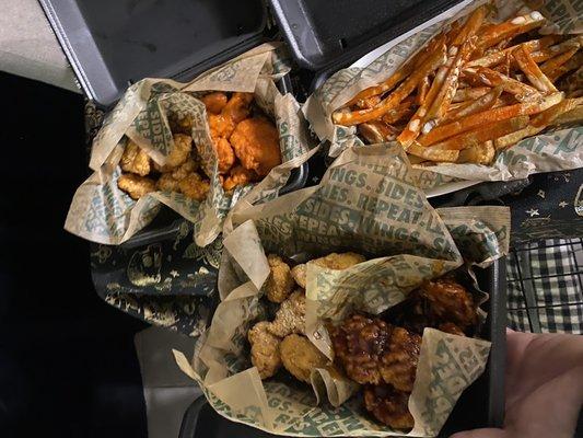 Wing stop spread.