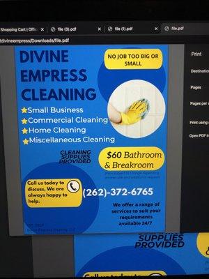 Divine Empress Cleaning