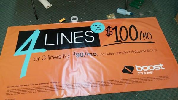 Large Format banner printing