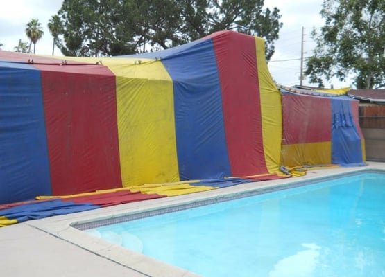 Fumigation of a pool home.